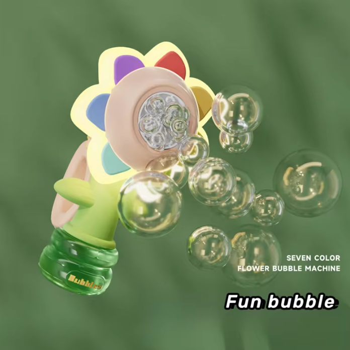 Flower Bubble Machine